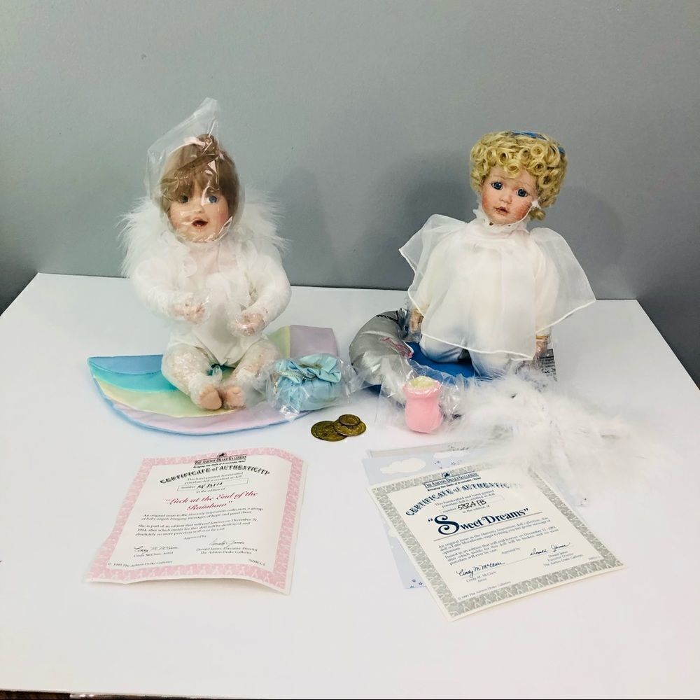 ASHTON DRAKE/CINDY MCC "LUCK AT THE END OF THE RAINBOW" And “sweet Dream
